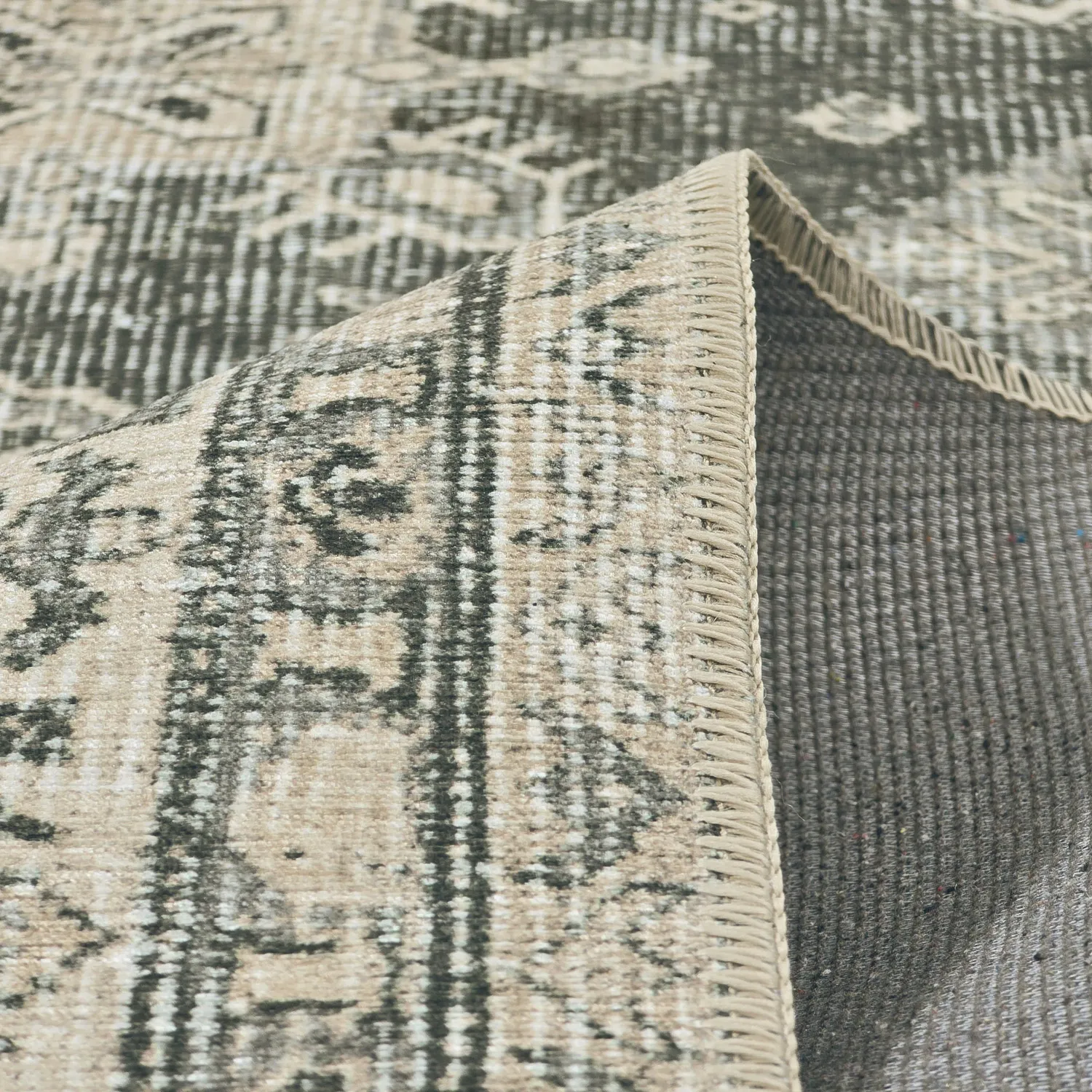 Lapos szövésű szőnyeg - Zuleina (zöld)