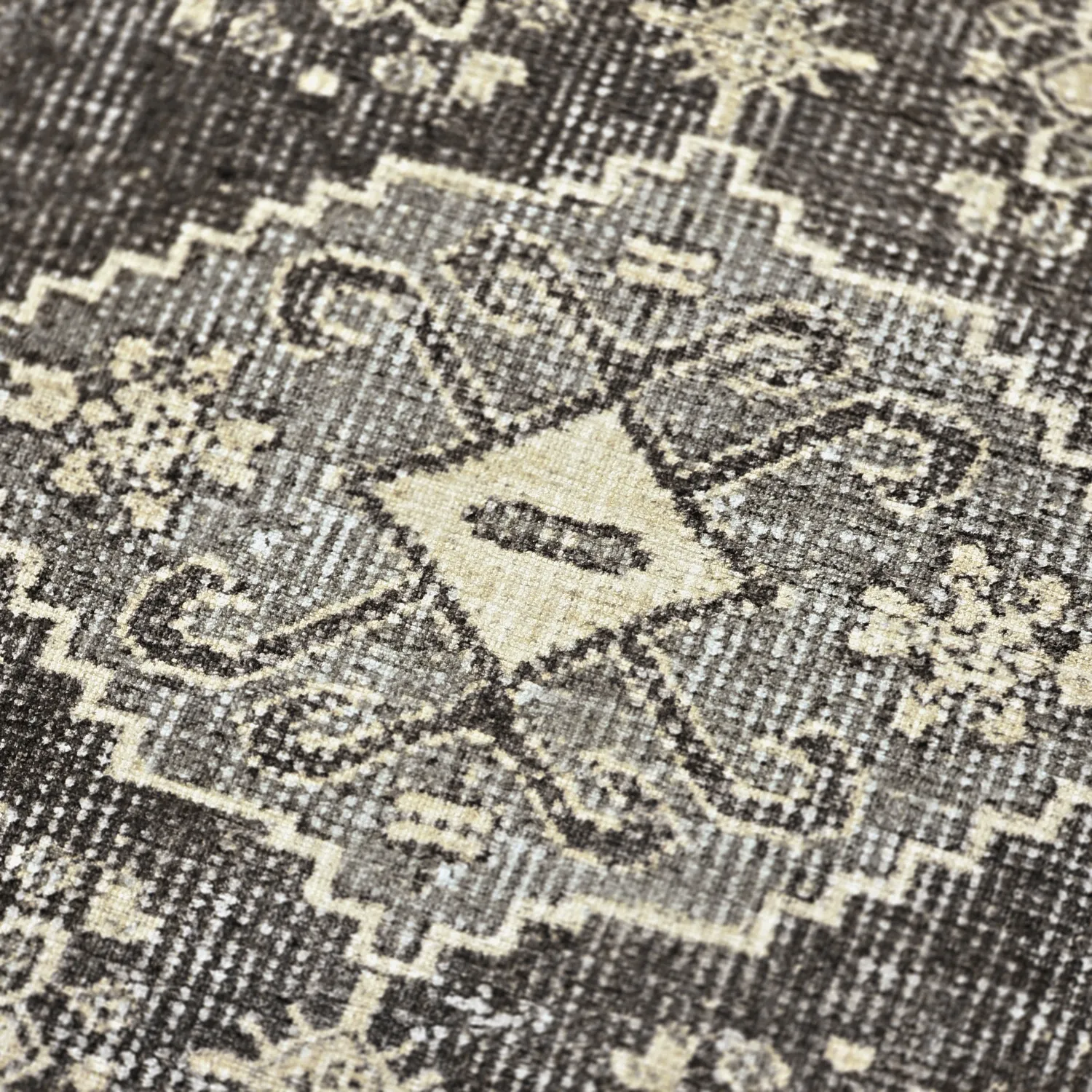 Lapos szövésű szőnyeg - Zuleina (sötétszürke)