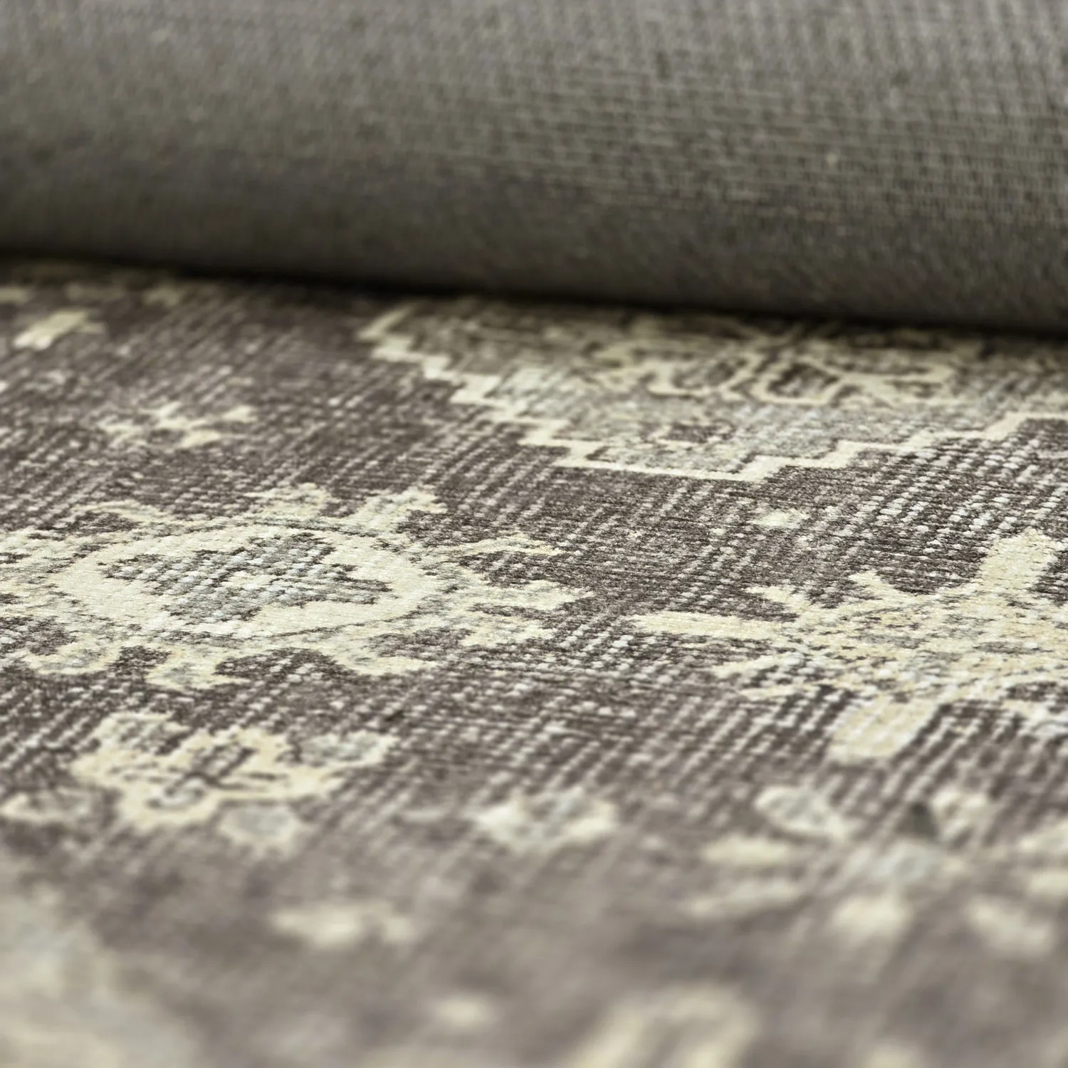 Lapos szövésű szőnyeg - Zuleina (sötétszürke)