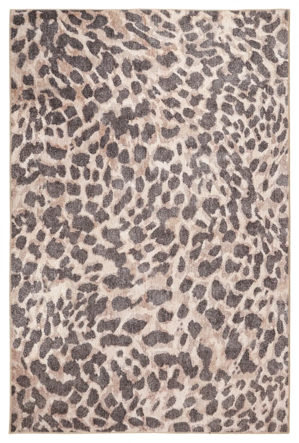Lapos szövésű szőnyeg - Cheetah (bézs/fekete)