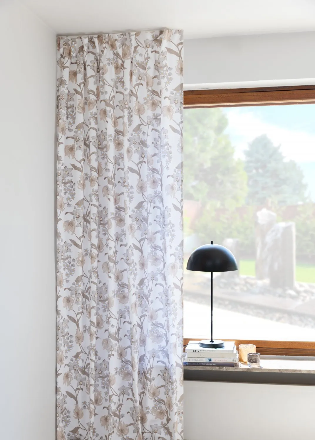 Függönyök - Pamutfüggöny Florina (bézs)