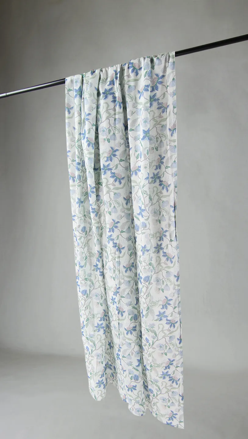 Függönyök - Pamutfüggöny - Sollan (zöld)