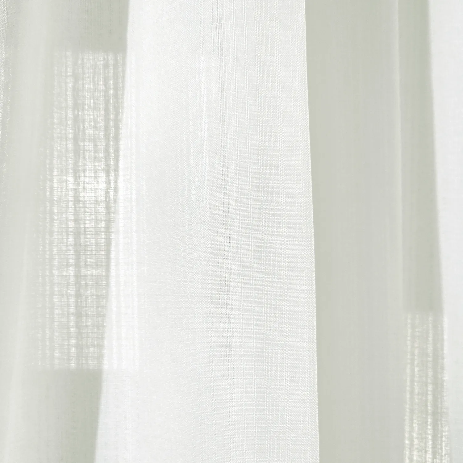Függönyök - Lenutánzatú függöny Andrada (fehér)