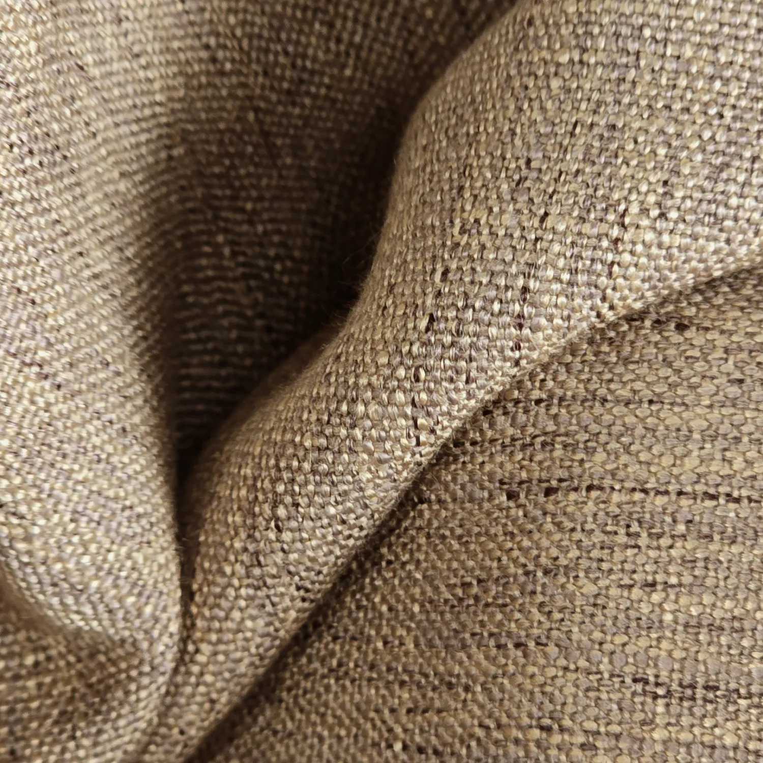 Függönyök - Vászonfüggöny Melania (barna)