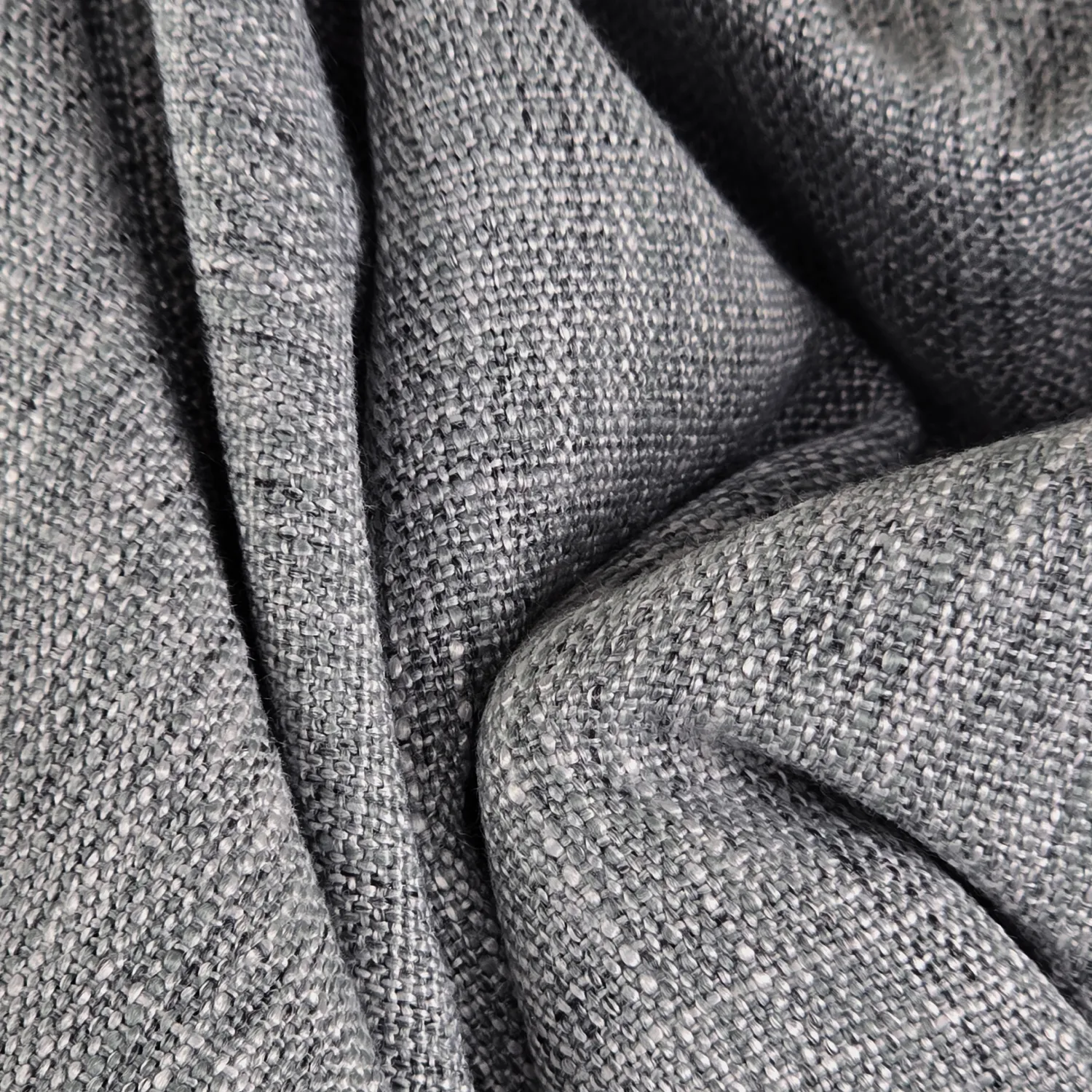 Függönyök - Vászonfüggöny Melania (világos szürke)