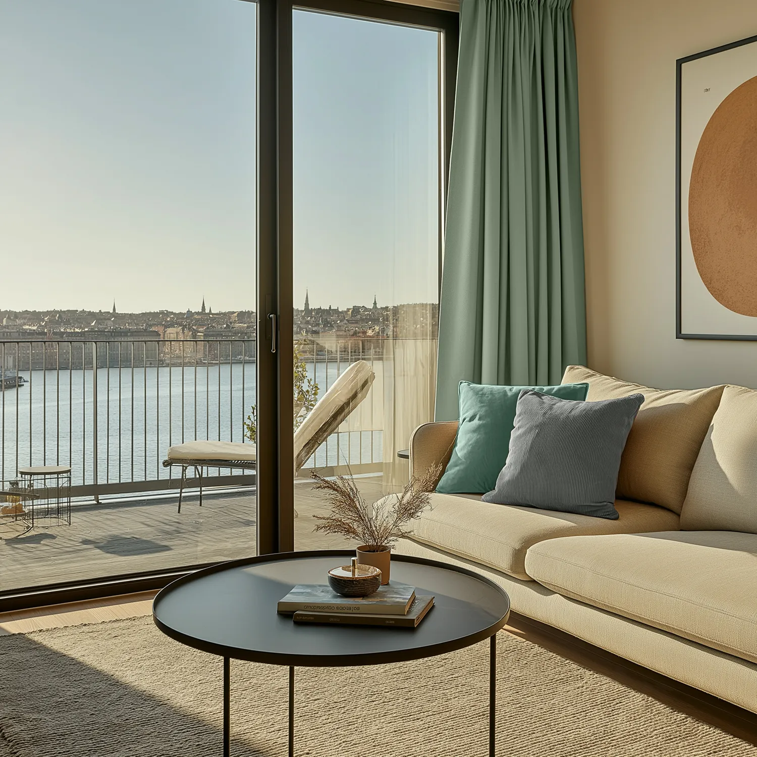 Függönyök - Sötétítő függöny Octavia (zöld)