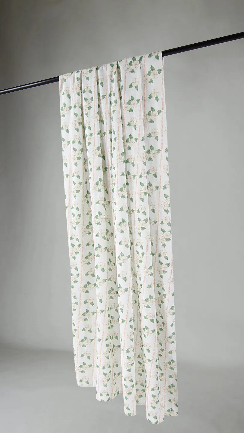 Függönyök - Pamutfüggöny Anna-Lisa (kék)