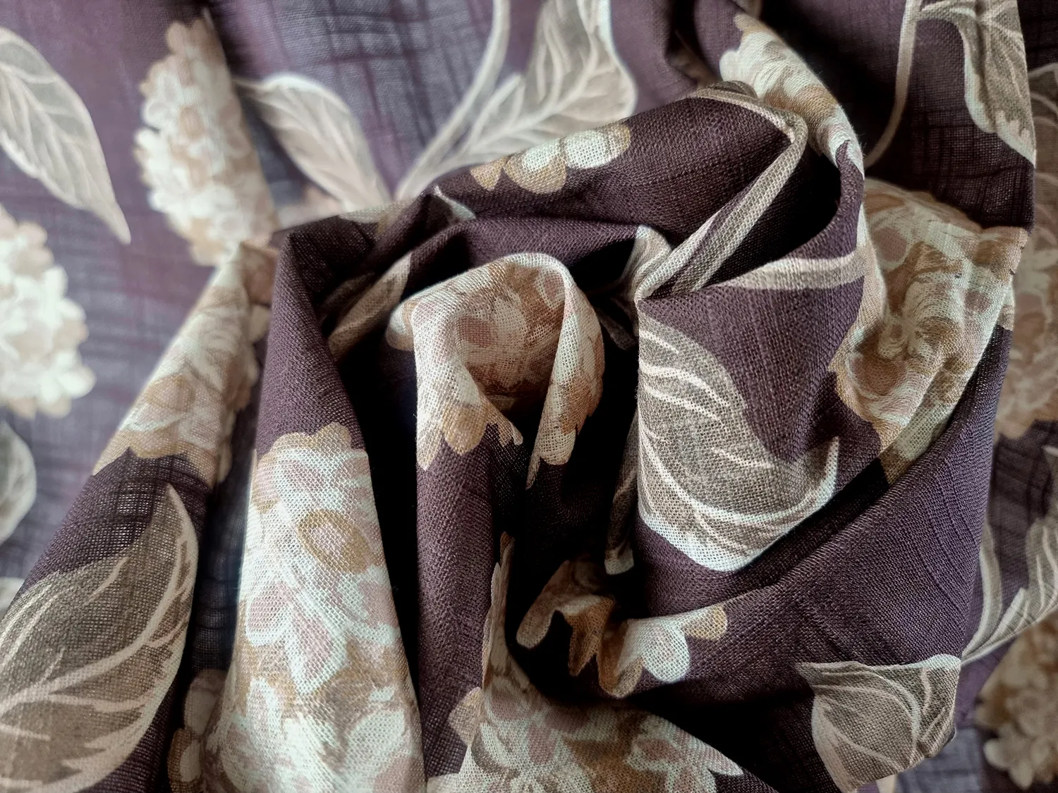 Függönyök - Pamutfüggöny - Dorthe (lila)