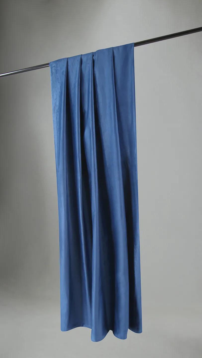 Függönyök - Bársonyfüggöny Juliet (kék)