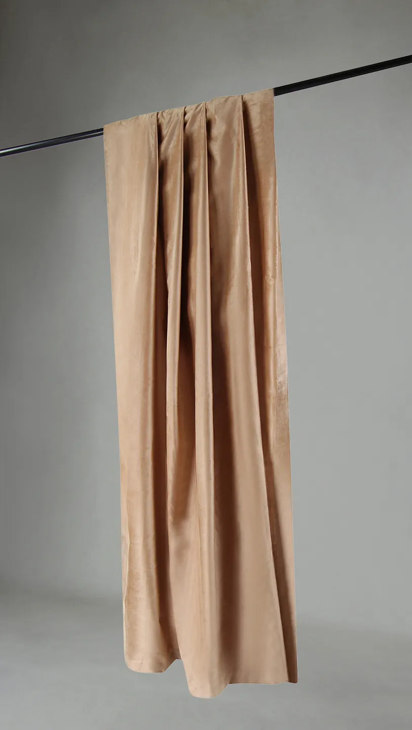 Függönyök - Bársonyfüggöny Juliet (bézs)