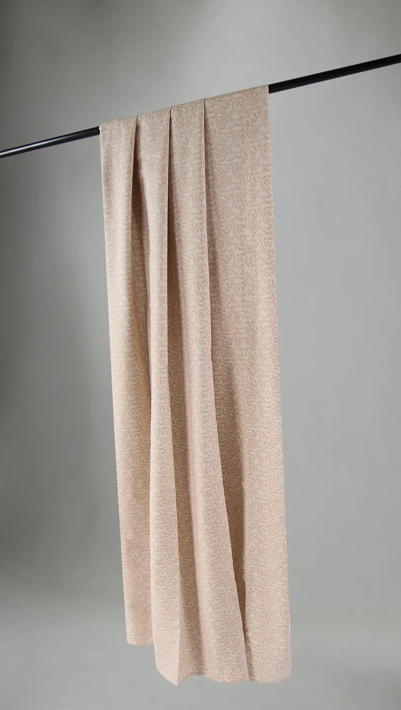 Függönyök - Pamutfüggöny Lilja (bézs)