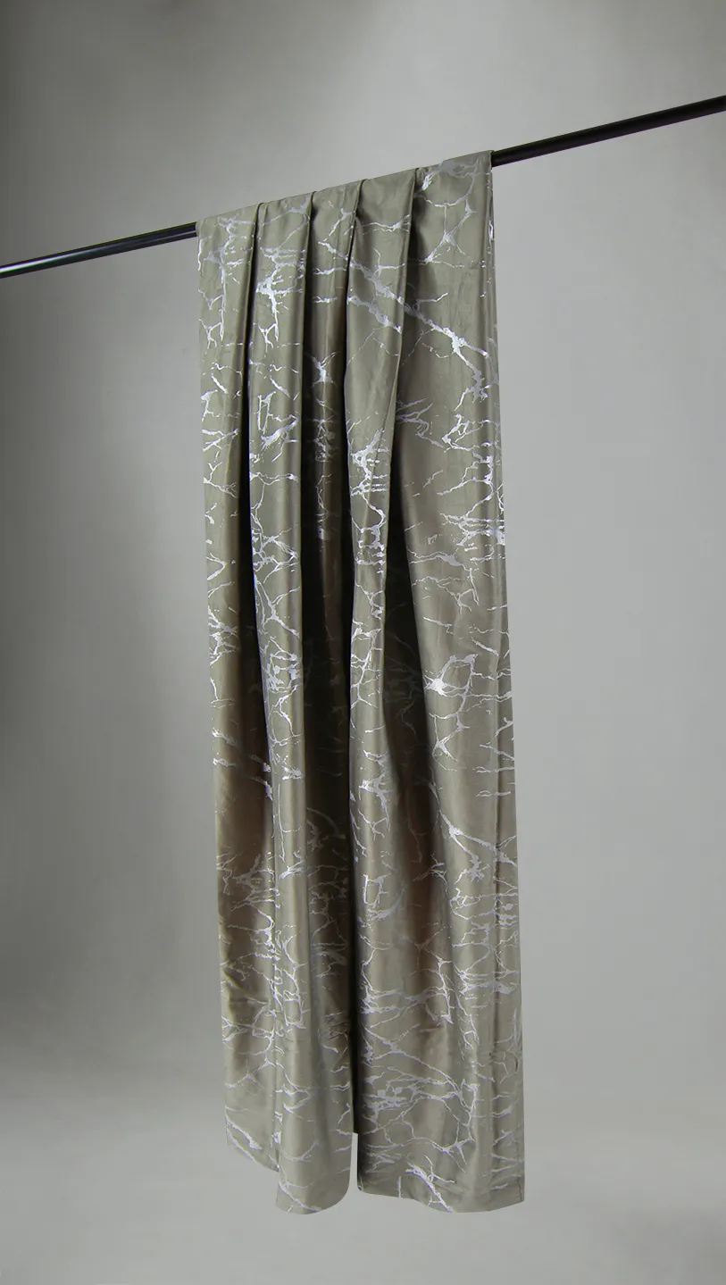 Függönyök - Bársonyfüggöny Florina (zöld)