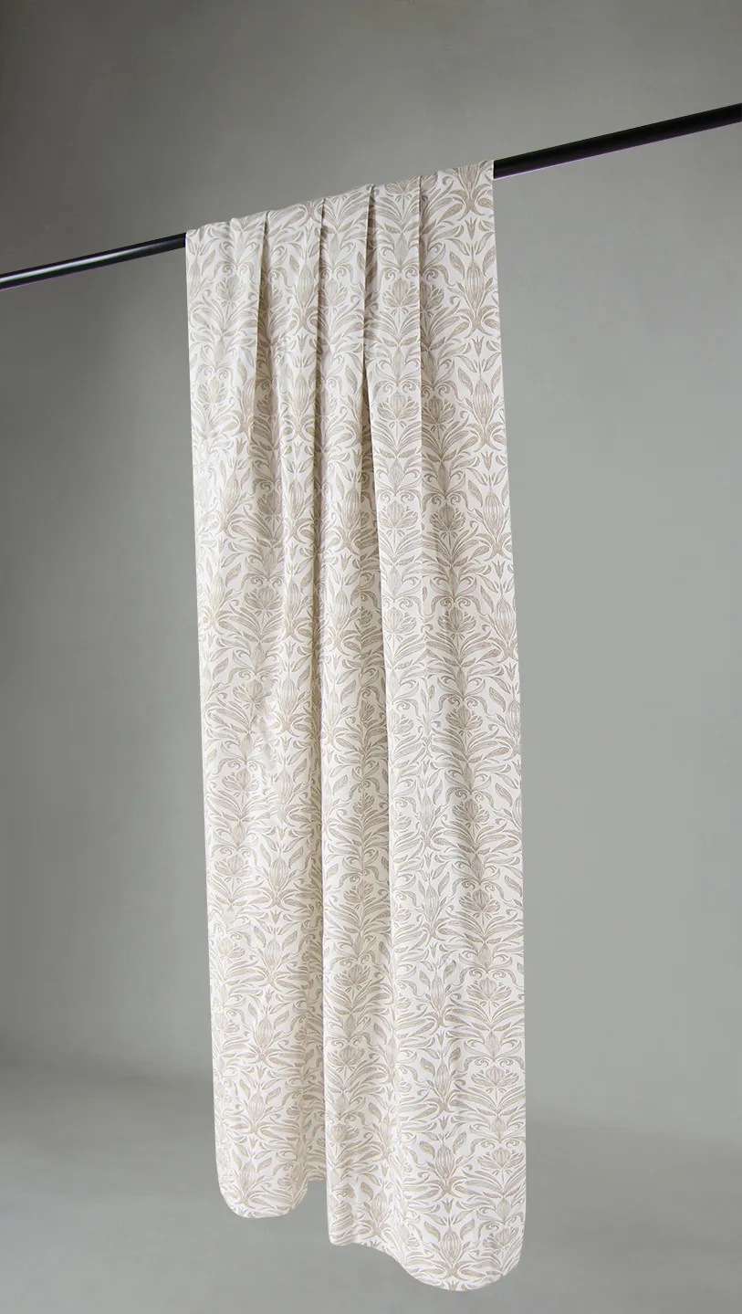 Függönyök - Pamutfüggöny Viola (bézs)