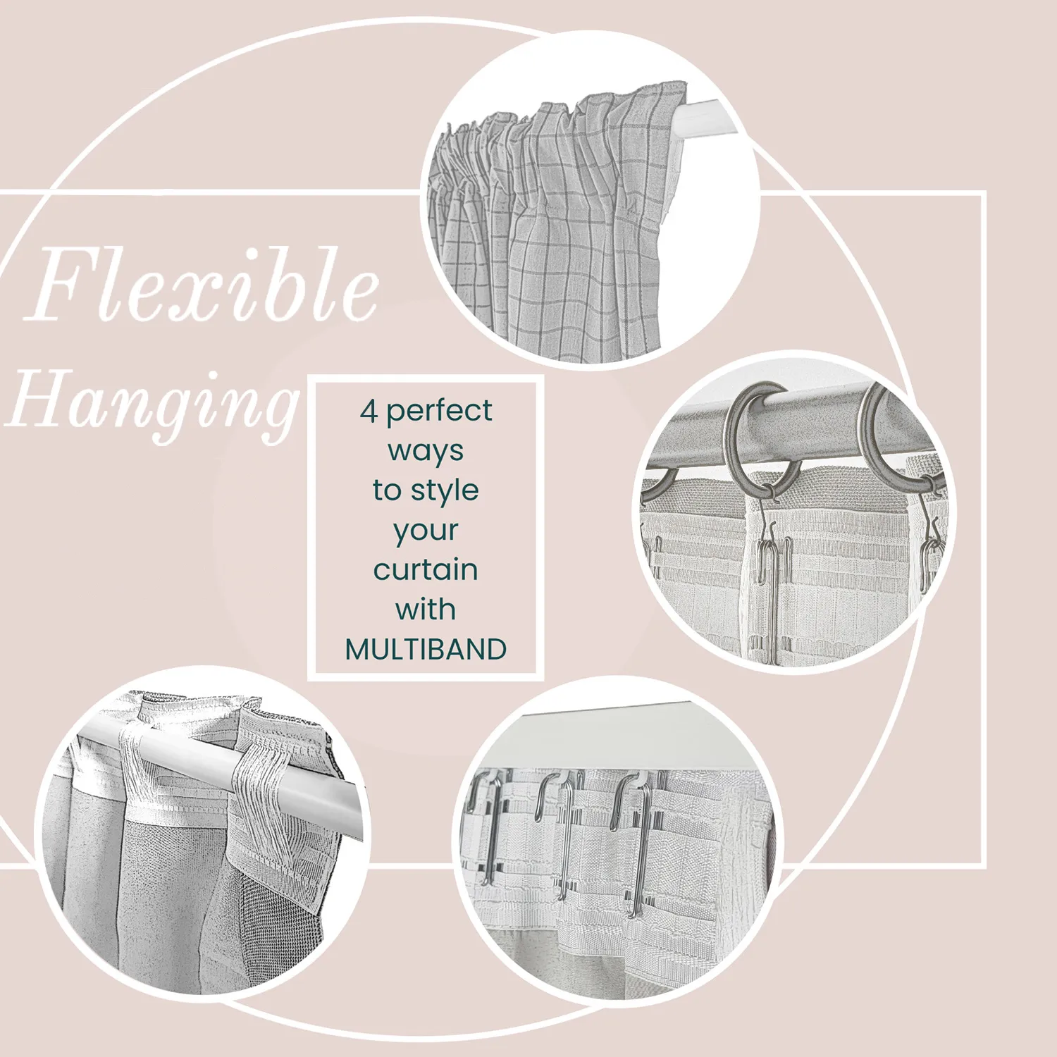 Függönyök - Sötétítő függöny Isolde (bézs)