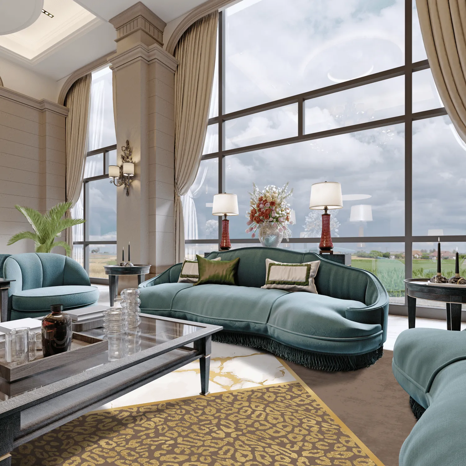 Wilton szőnyeg - Granada (barna/fehér/arany)