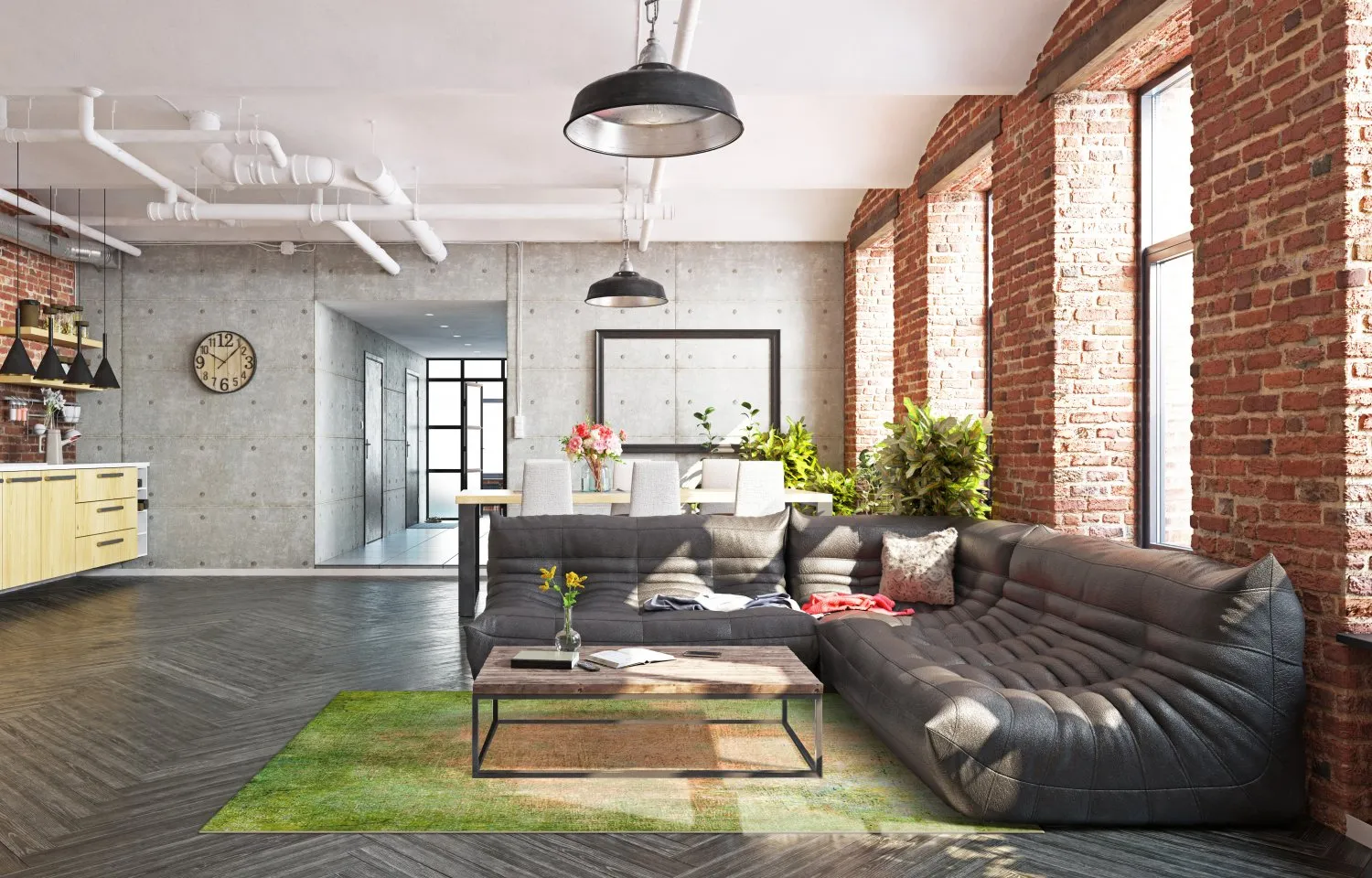 Wilton szőnyeg - Noia (zöld)