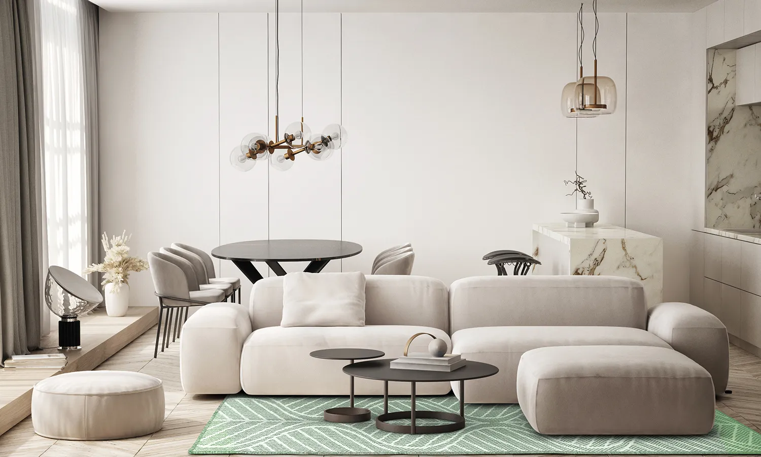 Beltéri és kültéri szőnyeg - Harvey (zöld)