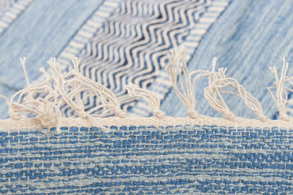 Rongyszőnyeg - Havtorn (kék)