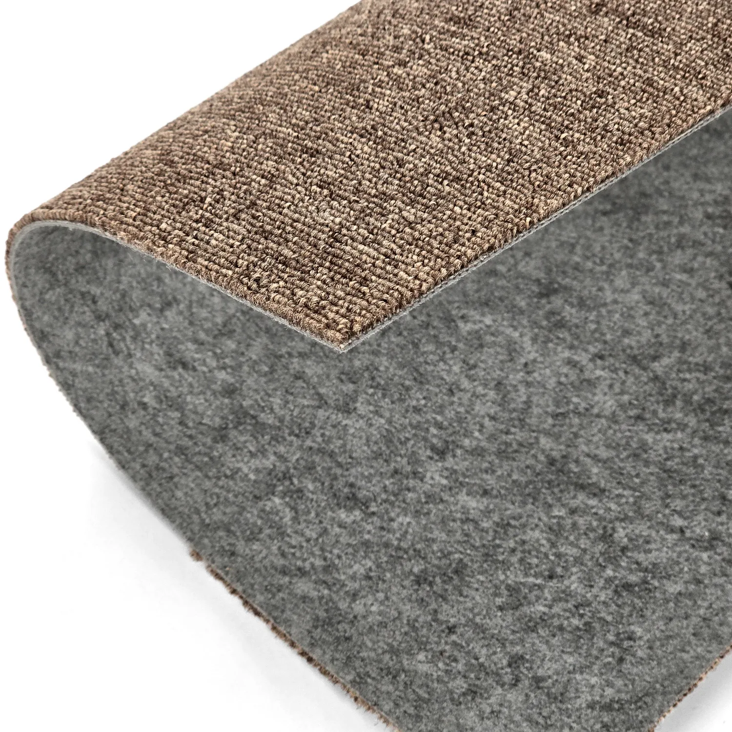 Padlószőnyeg - Almeria Textilcsempék 24 db (barna)