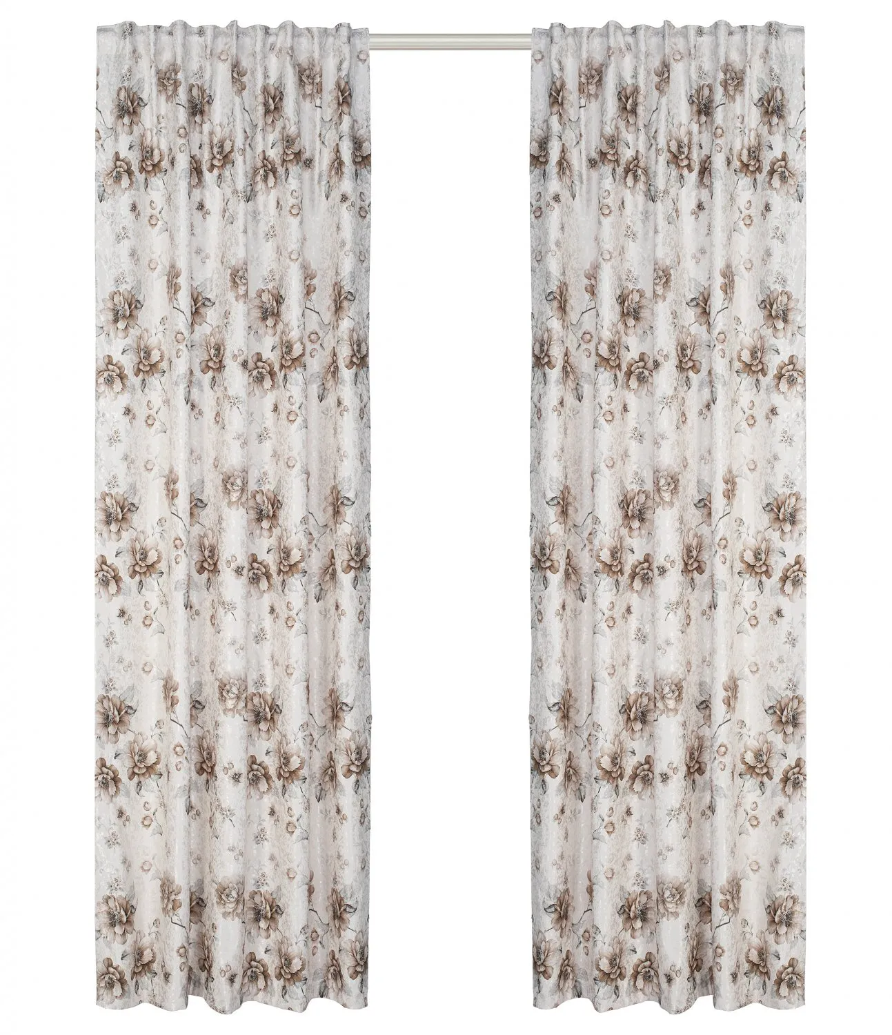 Függöny - Blom (bézs)