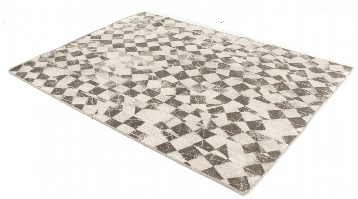 Gyapjúszőnyeg - Kallatis (fekete-fehér)