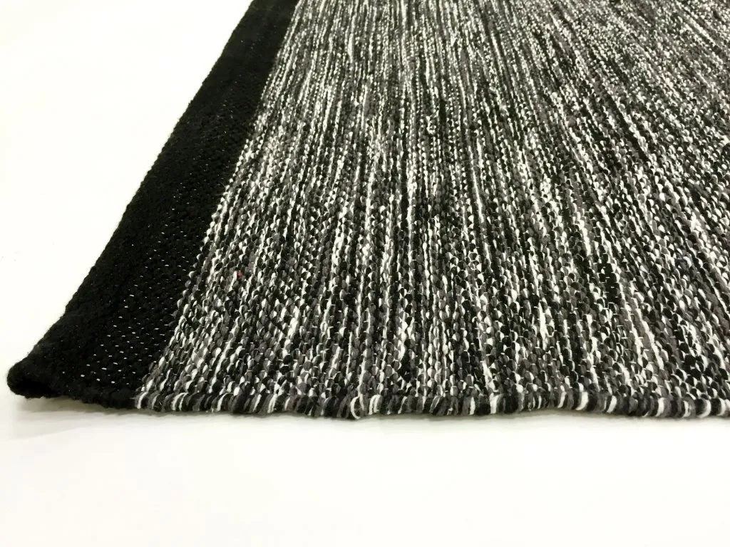 Rongyszőnyeg - Slite (fekete-fehér)