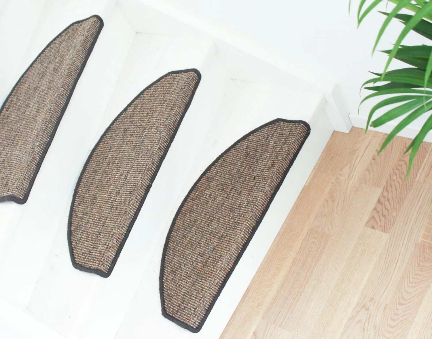 Trappstegsmatta - Salvador 28 x 65 cm (brun mix)