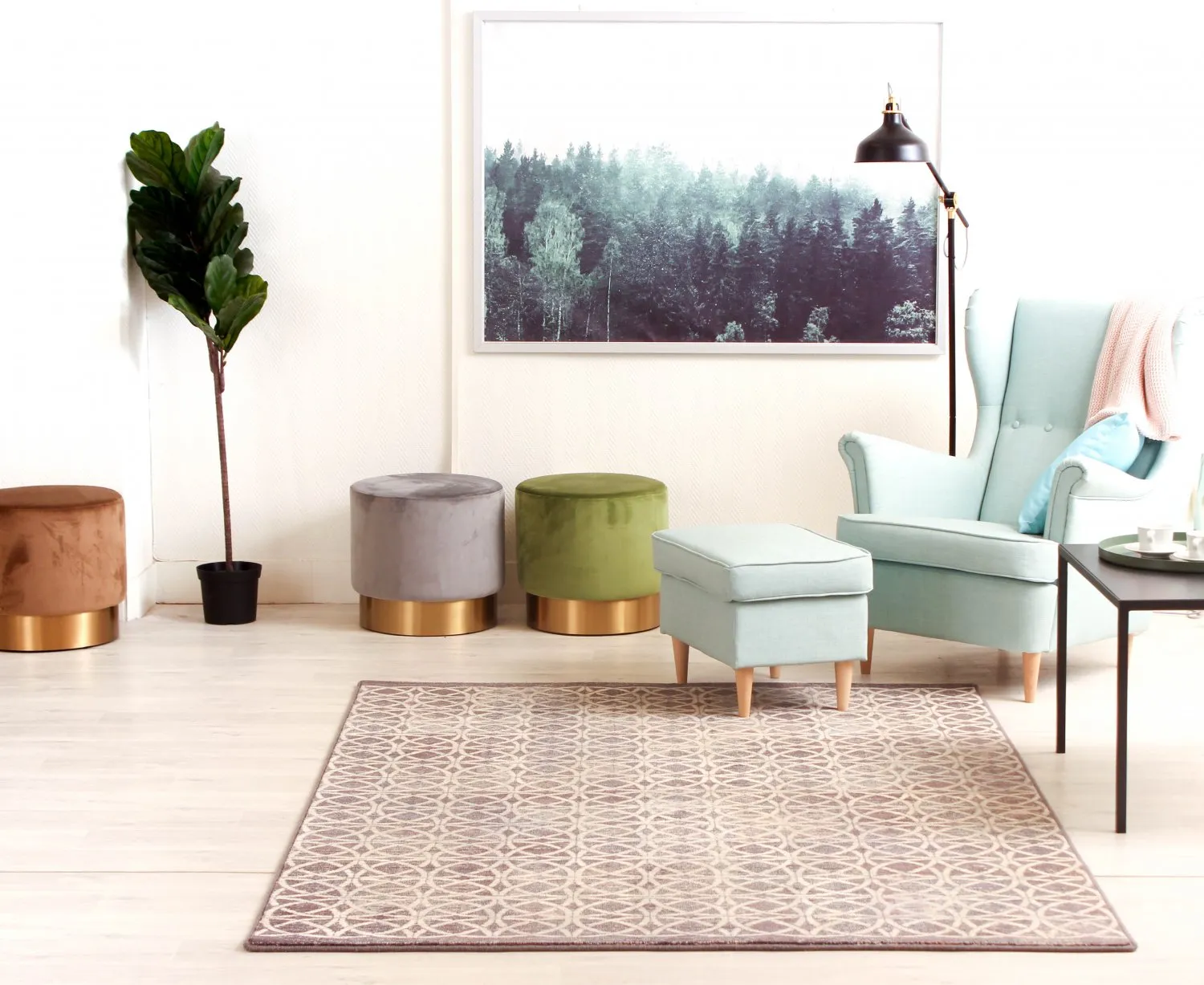 Gyapjúszőnyeg - Abria (antracit)