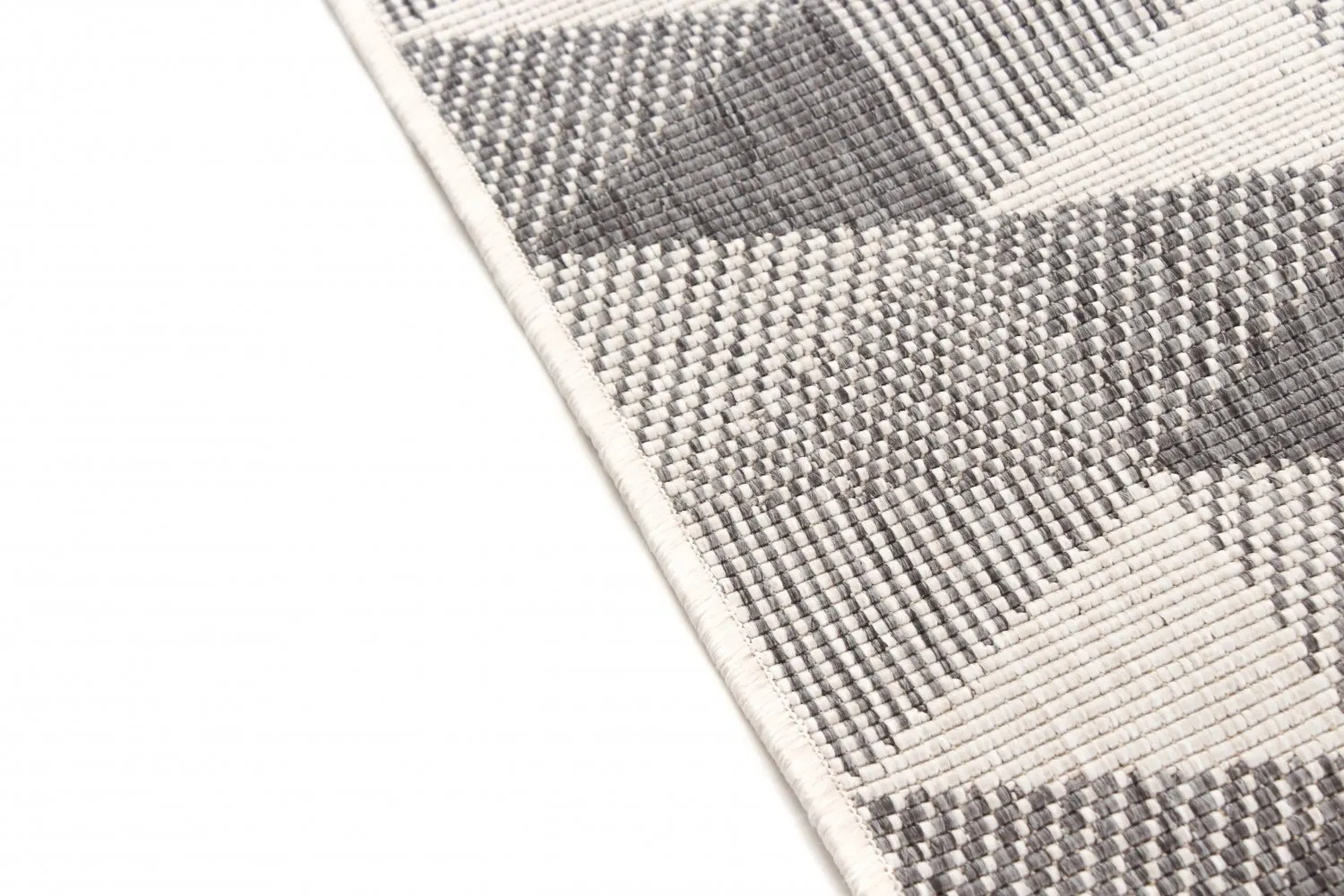 Beltéri és kültéri szőnyeg - Brussels Pattern (szürke)