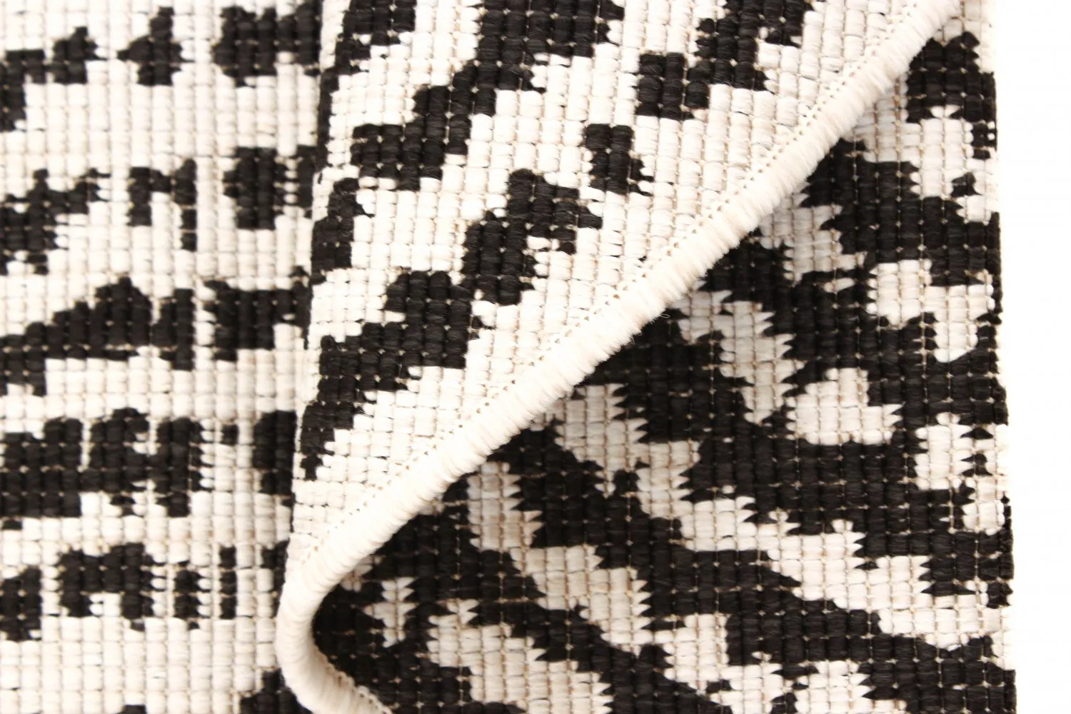 Kerek szőnyeg - Brussels Swirl (fekete)