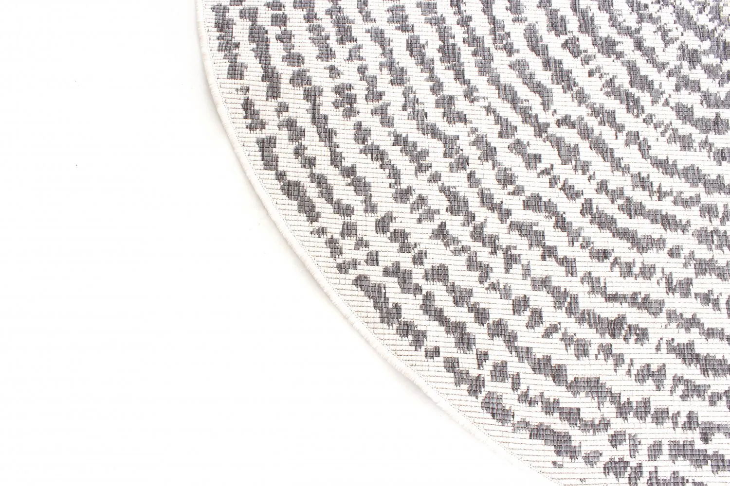 Kerek szőnyeg - Brussels Swirl (szürke)