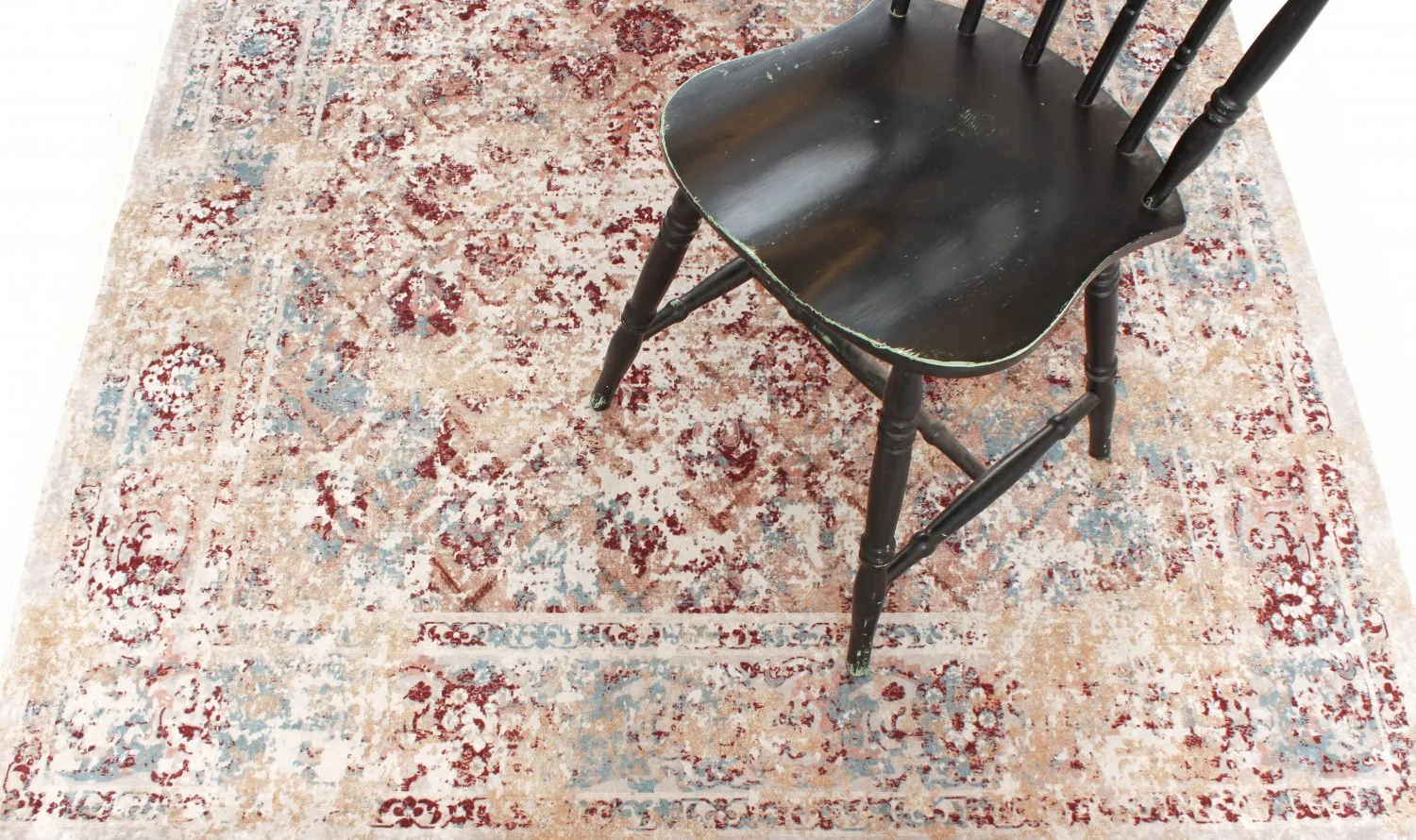 Wilton szőnyeg - Douz (kék/többszínű)