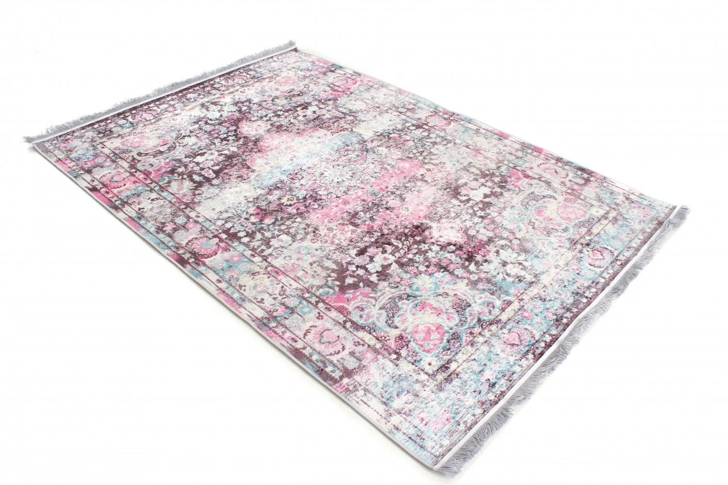 Kerek szőnyeg - Jedaida (rózsaszín/többszínű)