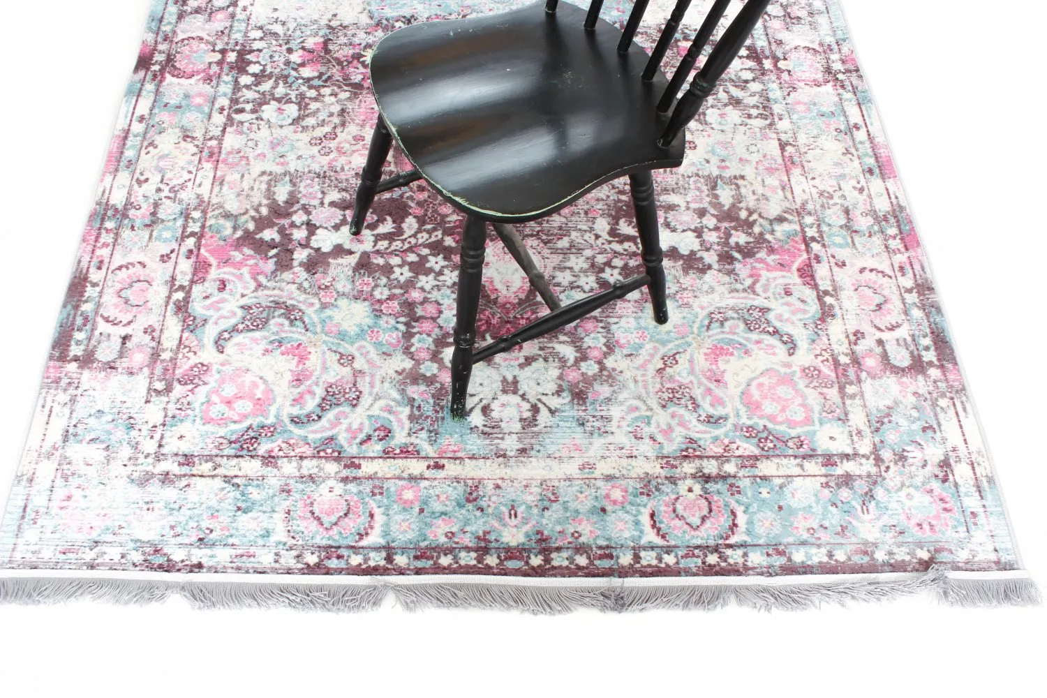 Kerek szőnyeg - Jedaida (rózsaszín/többszínű)