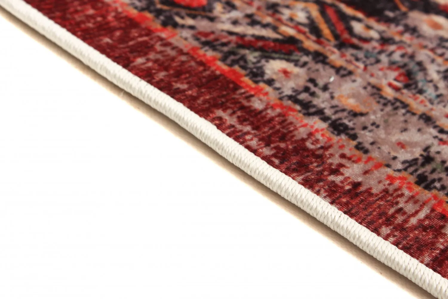 Wilton szőnyeg - Soussi (piros/többszínű)