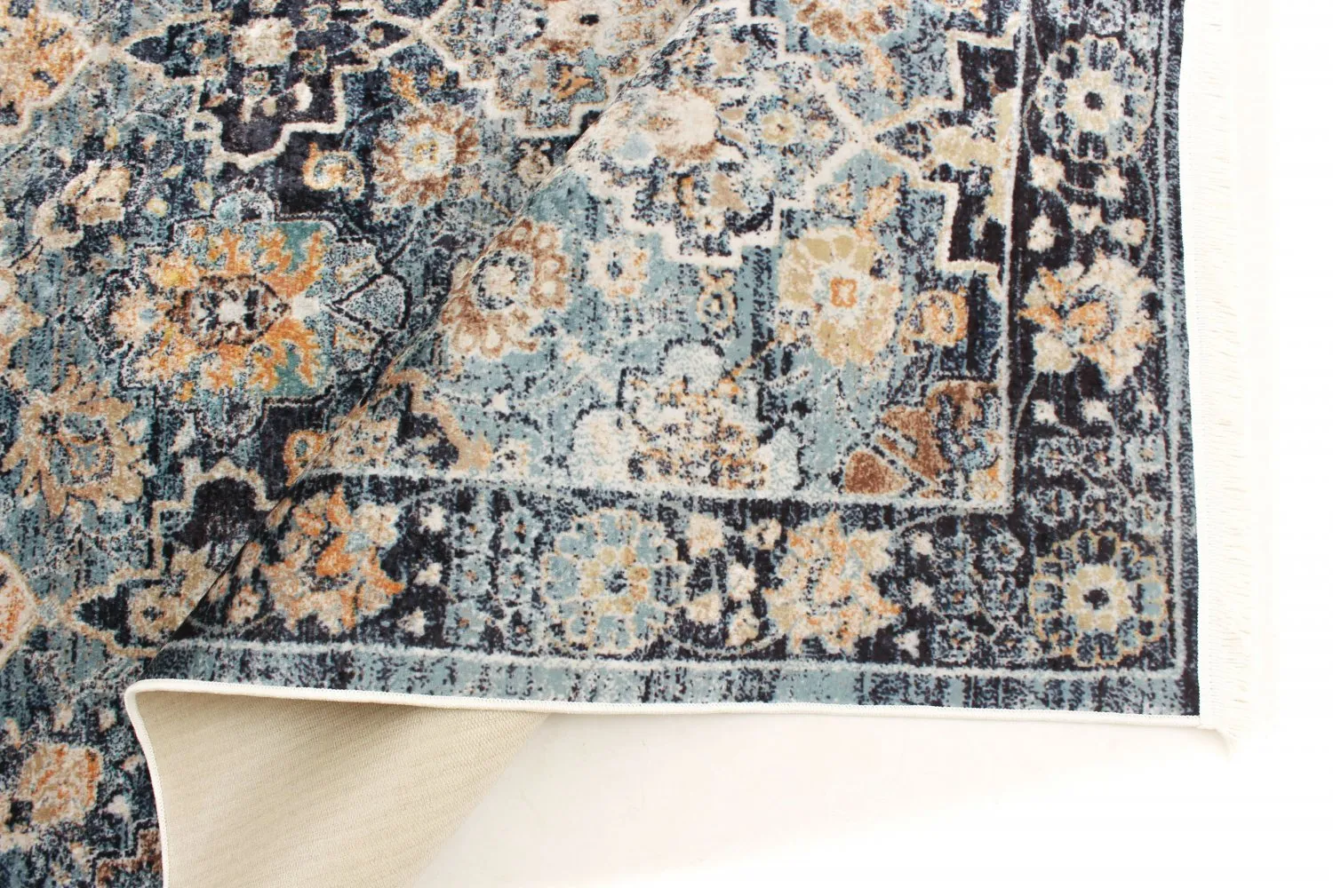 Wilton szőnyeg - Fernana (kék/többszínű)