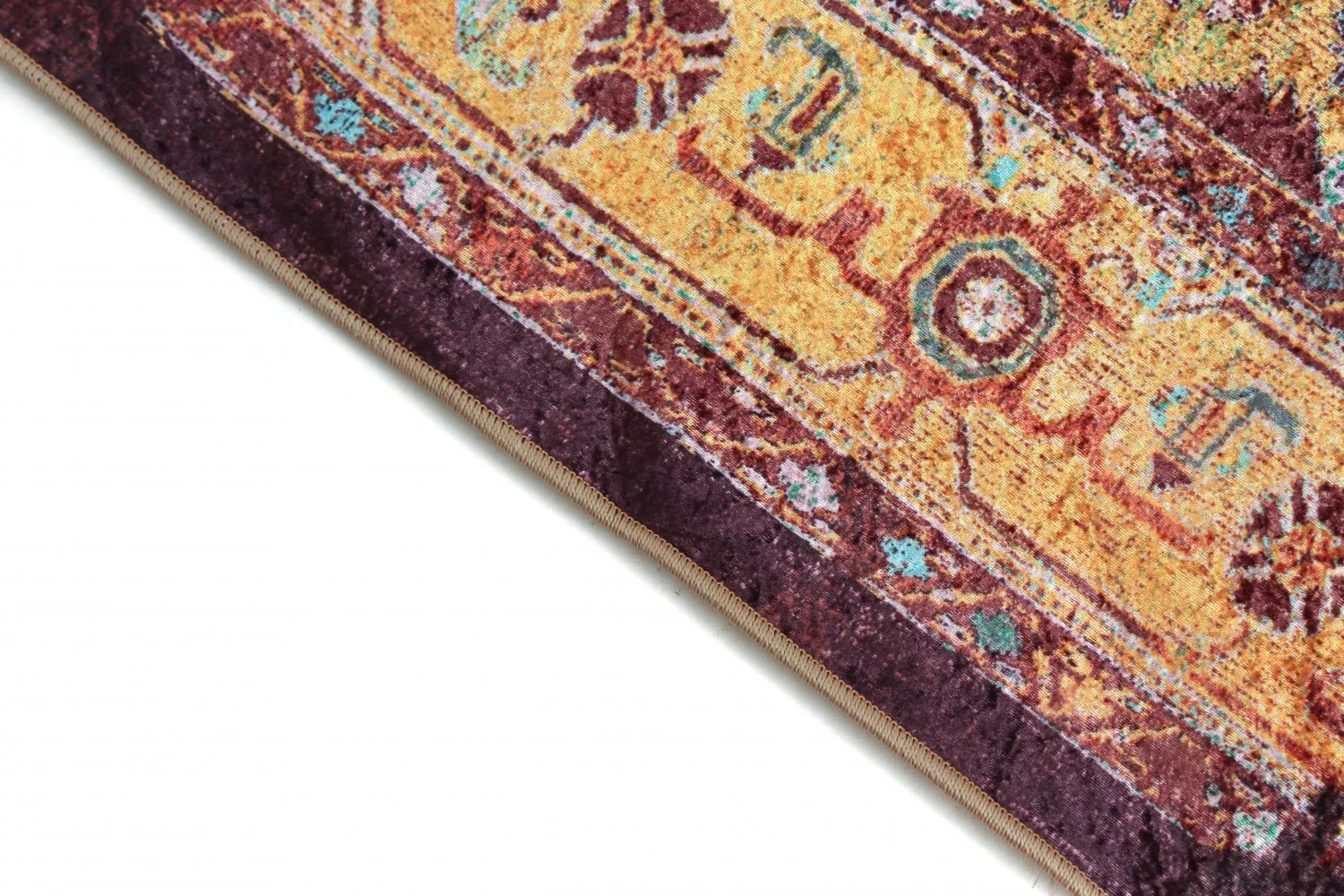 Wilton szőnyeg - Darnah (sárga/többszínű)