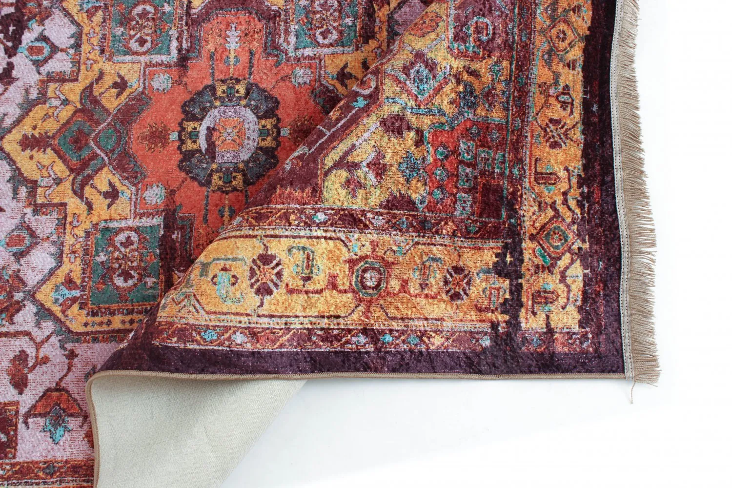 Wilton szőnyeg - Darnah (sárga/többszínű)