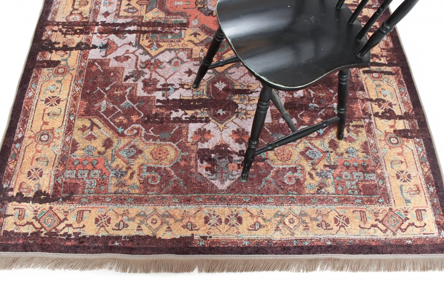 Wilton szőnyeg - Darnah (sárga/többszínű)