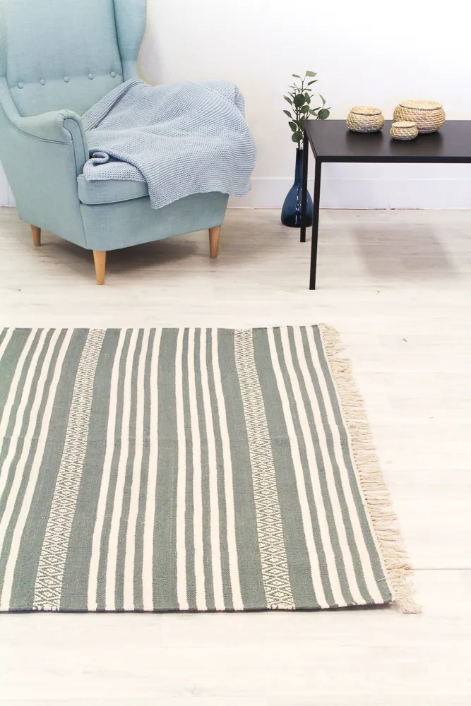 Rongyszőnyeg - Ystad (szürke)