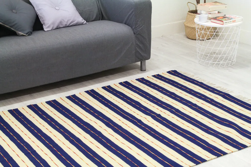 Rongyszőnyeg - Alva (kék)