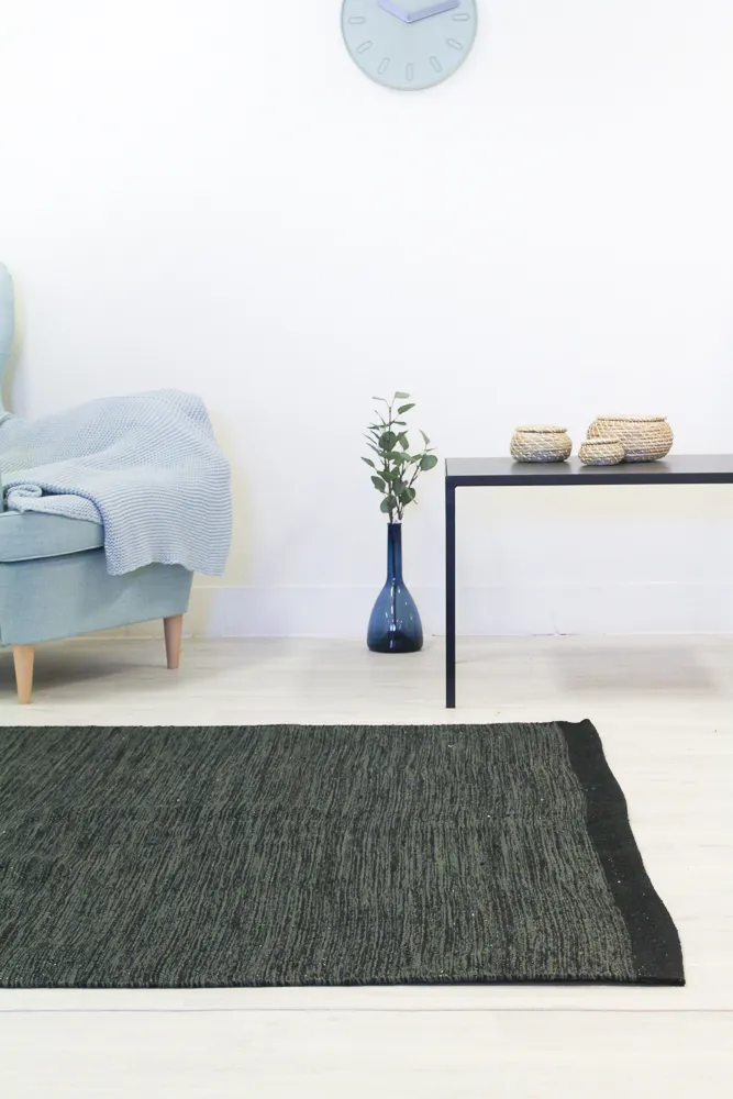 Rongyszőnyeg - Slite (fekete)