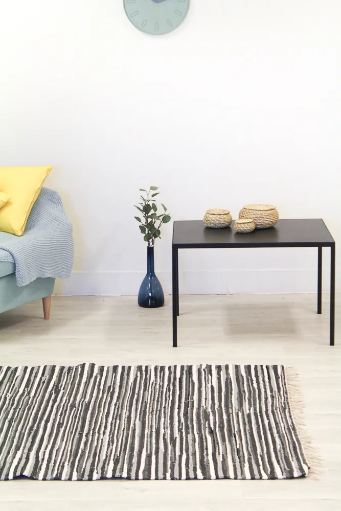 Rongyszőnyeg - Tulka (szürke)