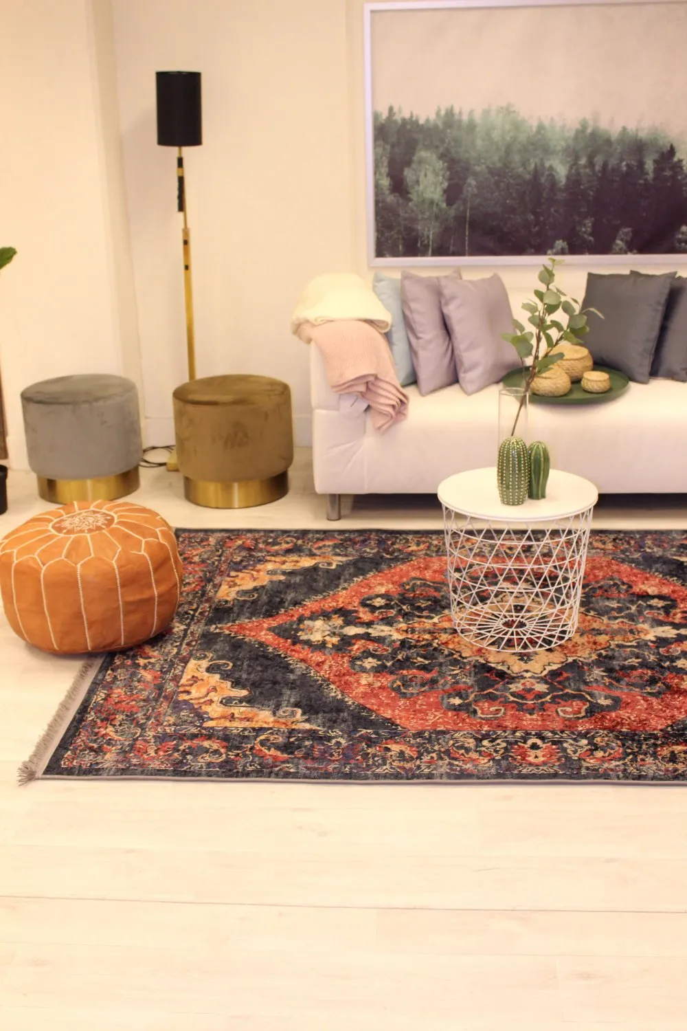 Kerek szőnyeg - Tabarka (többszínű)