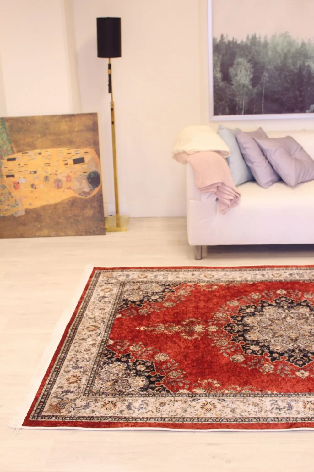 Wilton szőnyeg - Lice (piros/többszínű)