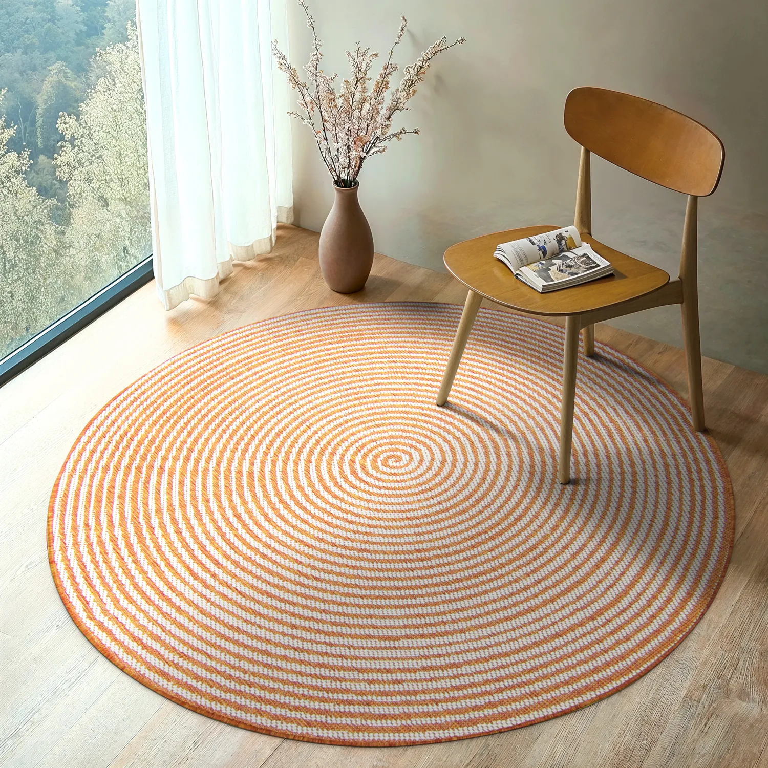 Kerek szőnyeg - Ferragudo (narancssárga)