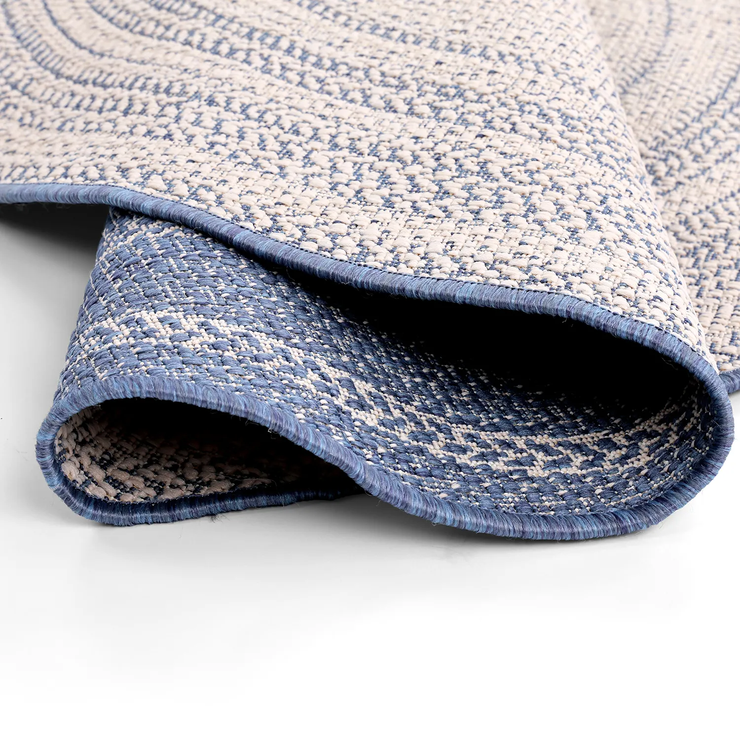 Kerek szőnyeg - Indoor/Outdoor Angus (kék)