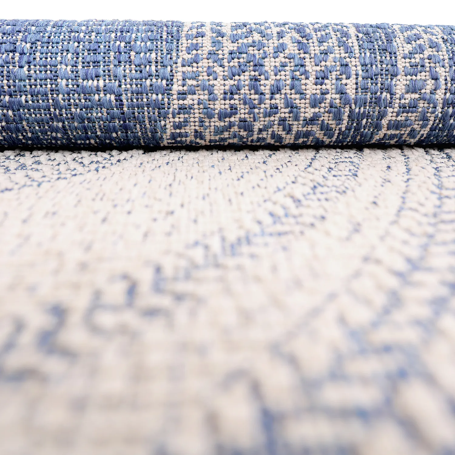 Kerek szőnyeg - Indoor/Outdoor Angus (kék)