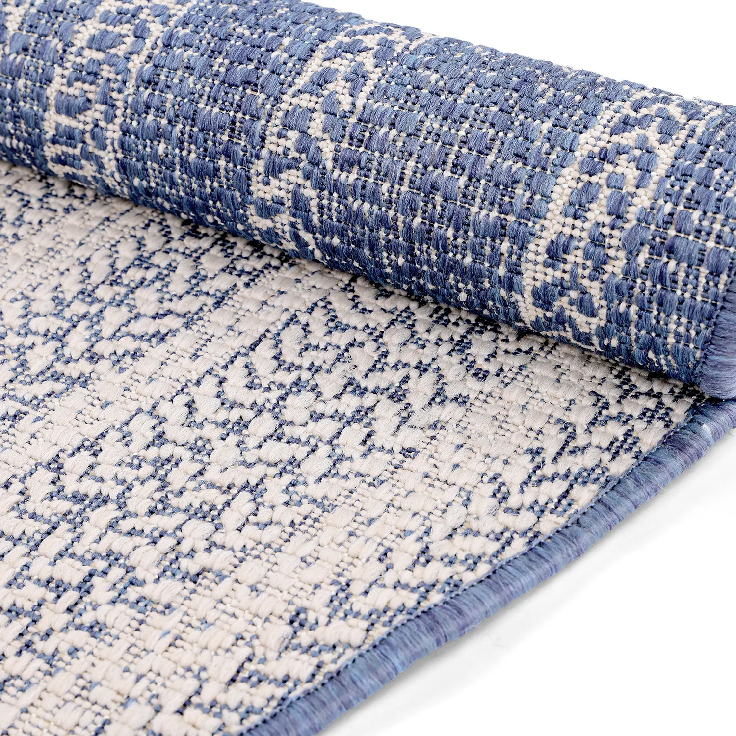 Kerek szőnyeg - Indoor/Outdoor Angus (kék)