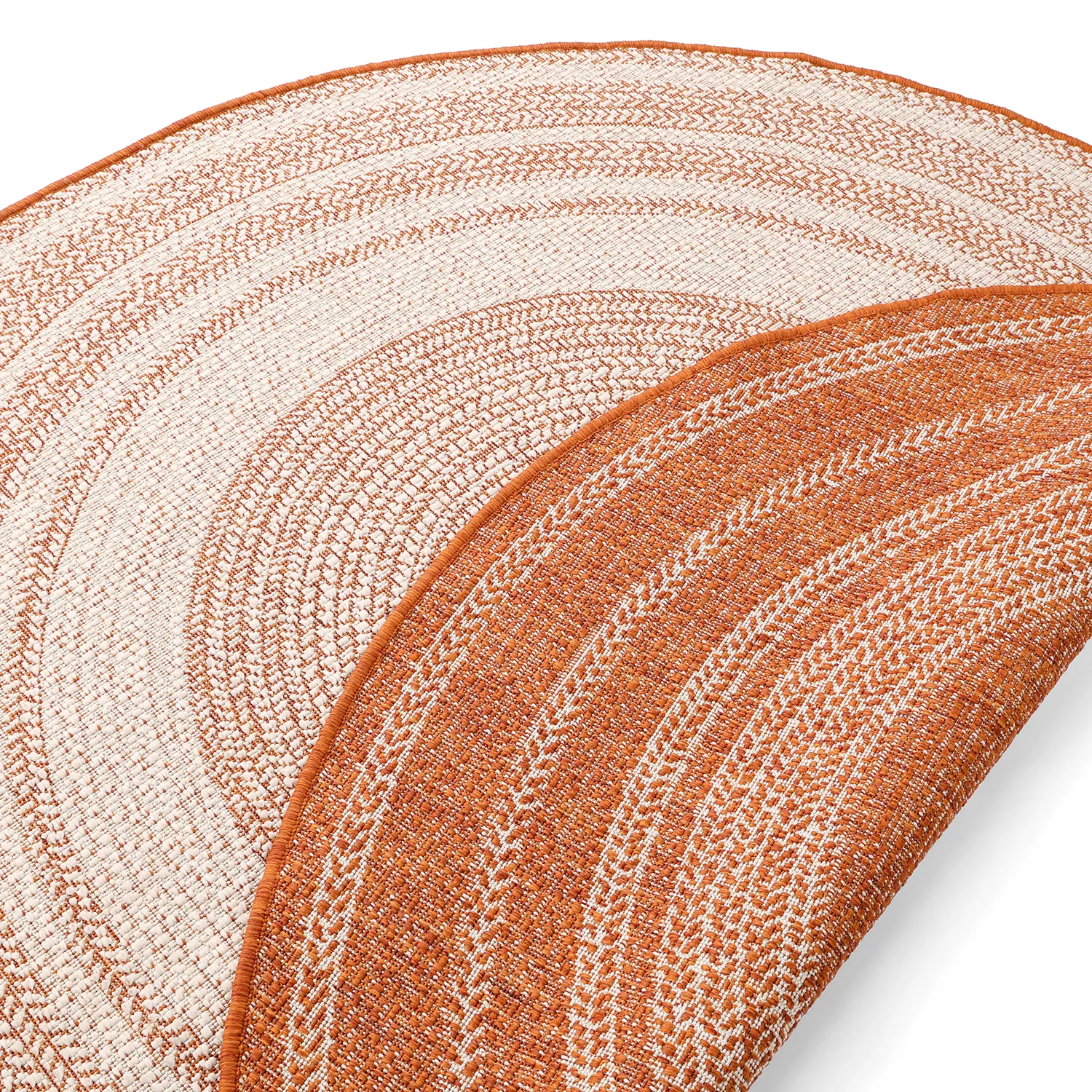 Kerek szőnyeg - Indoor/Outdoor Angus (piros)